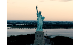 Statue of Liberty, NYC - Flycam 4k